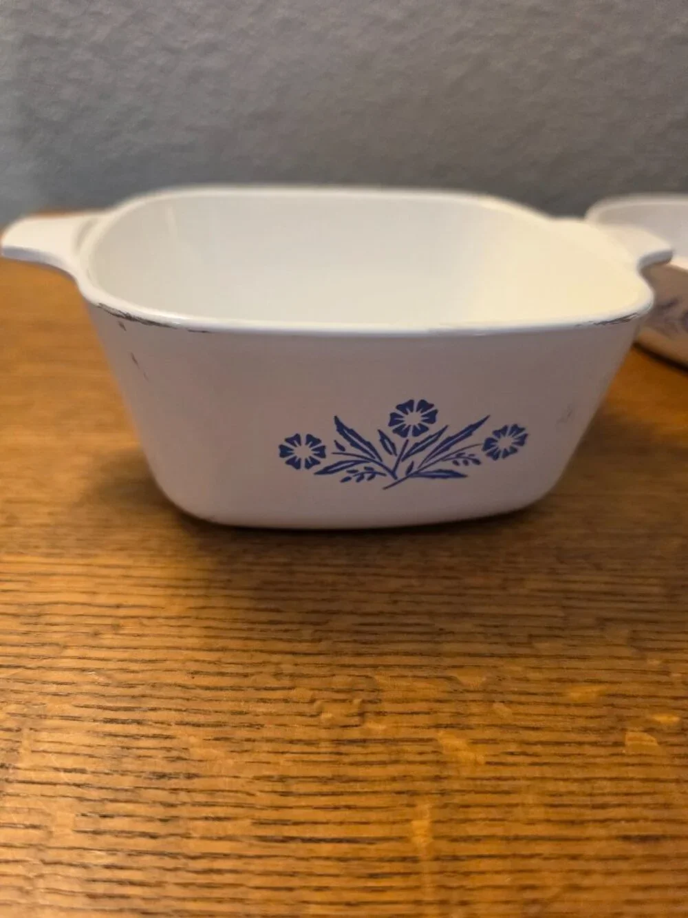 Corningware Blue Cornflower P-45-B Casserole & 6 1/2 in. skillet P-83-B No Lids